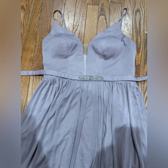 Azazie Mauve Dress - Picture 3 of 16